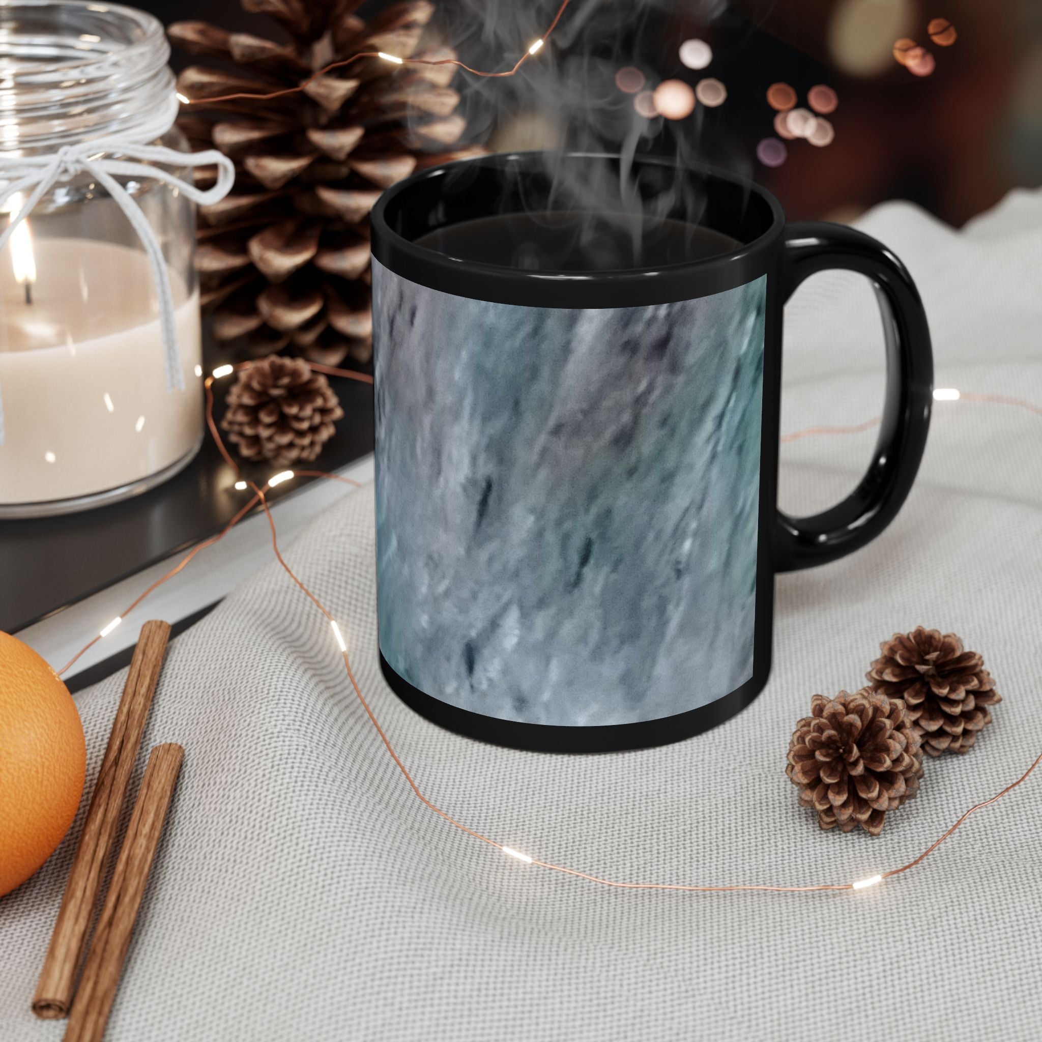 Mint Chocolate Space — Art Mug by Occipicco Art
