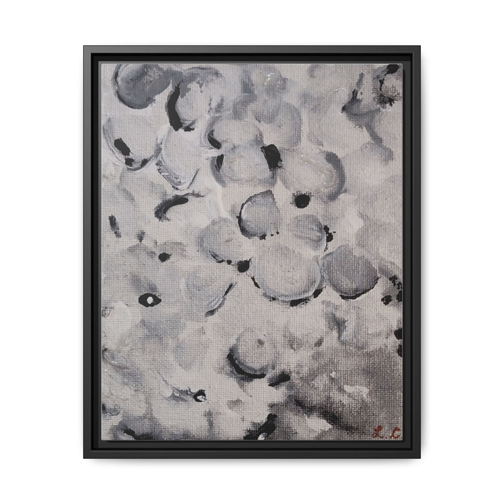 Sweet and Low Floral Matte Canvas Framed Wall Art