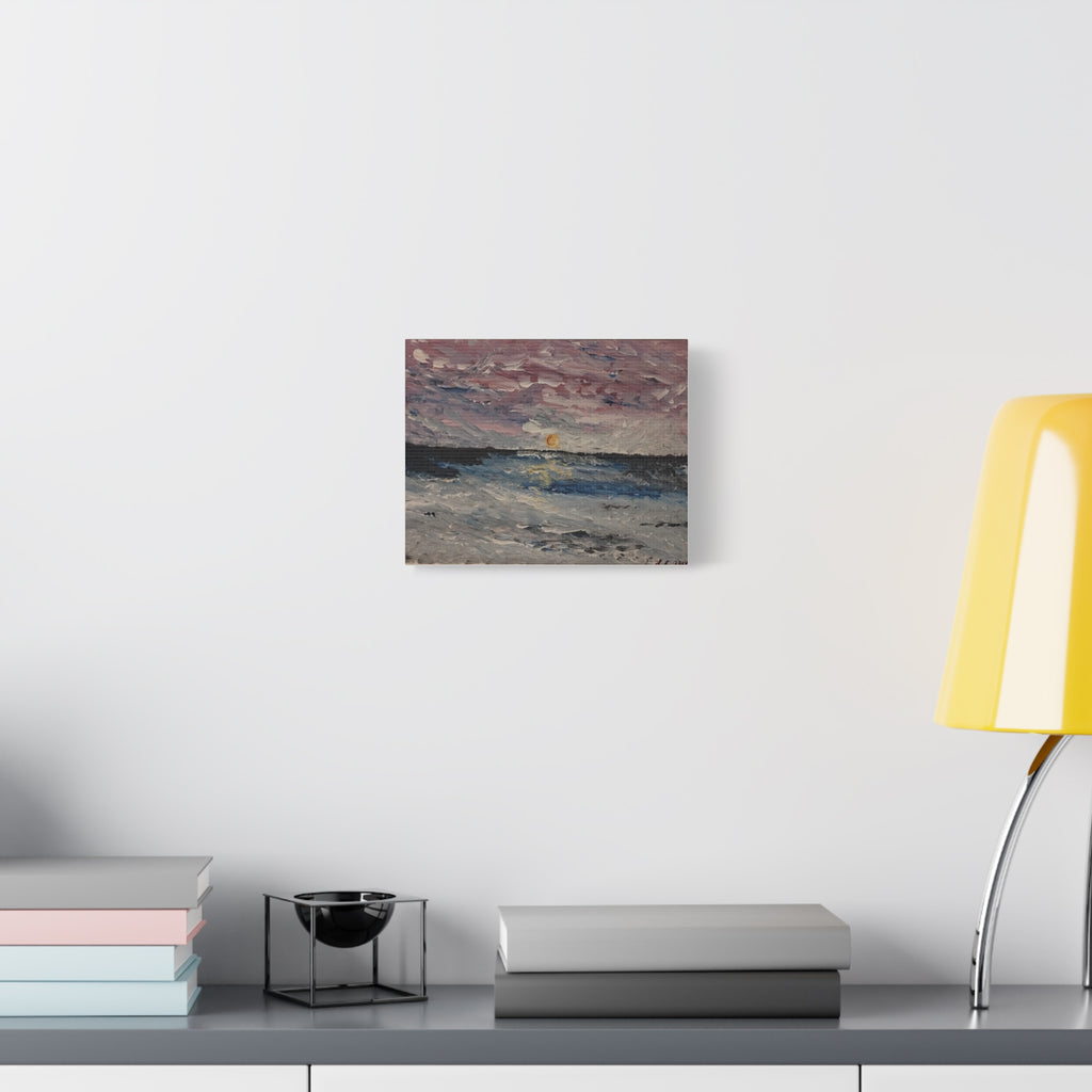 Serenity Gallery-Wrap Canvas — Original Art Print, 10"x8"