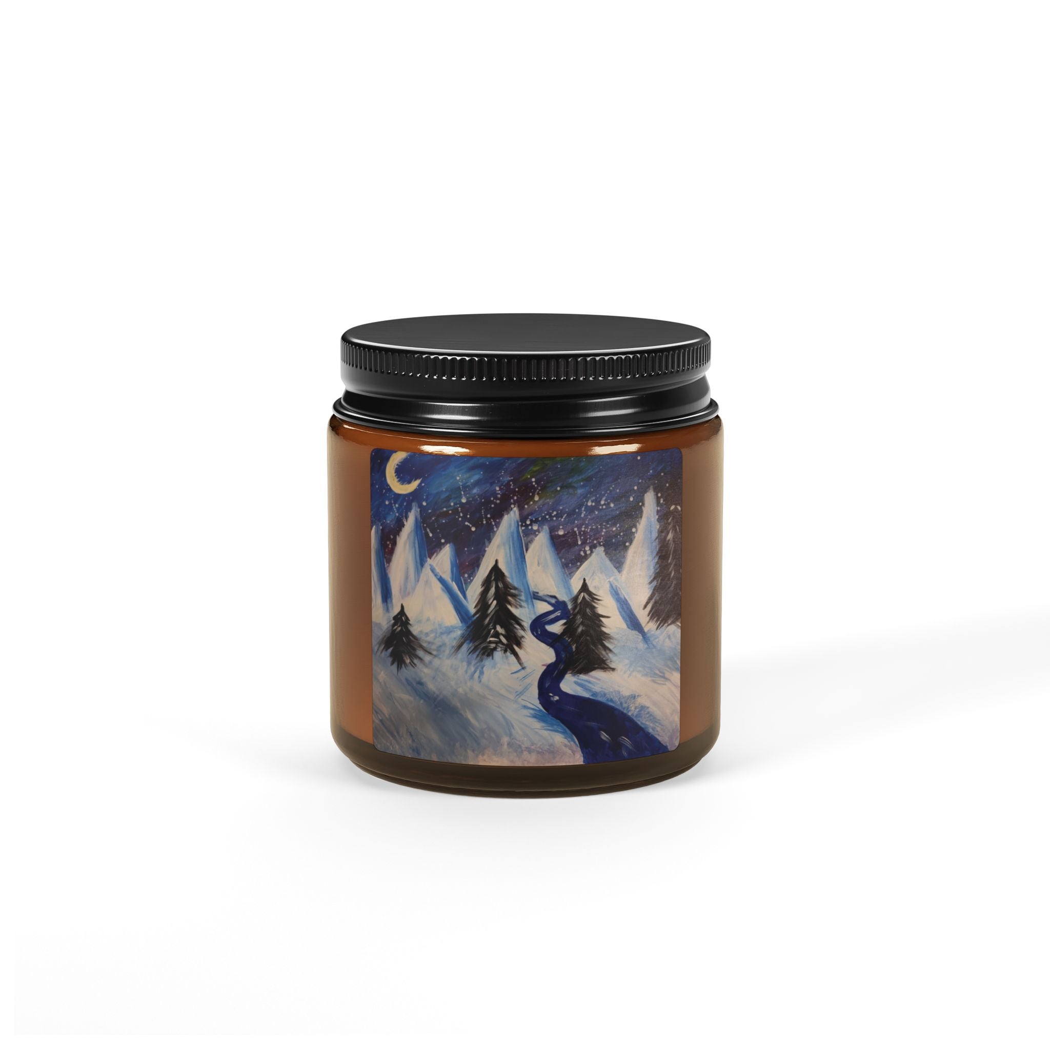 Wintery Scene Soy Candle — Cozy Seasonal Home Decor