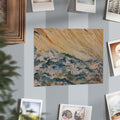 Abstract Ocean Waves Art Print — Dream Catcher: Masquerade Ball Wall Decor (Unframed)