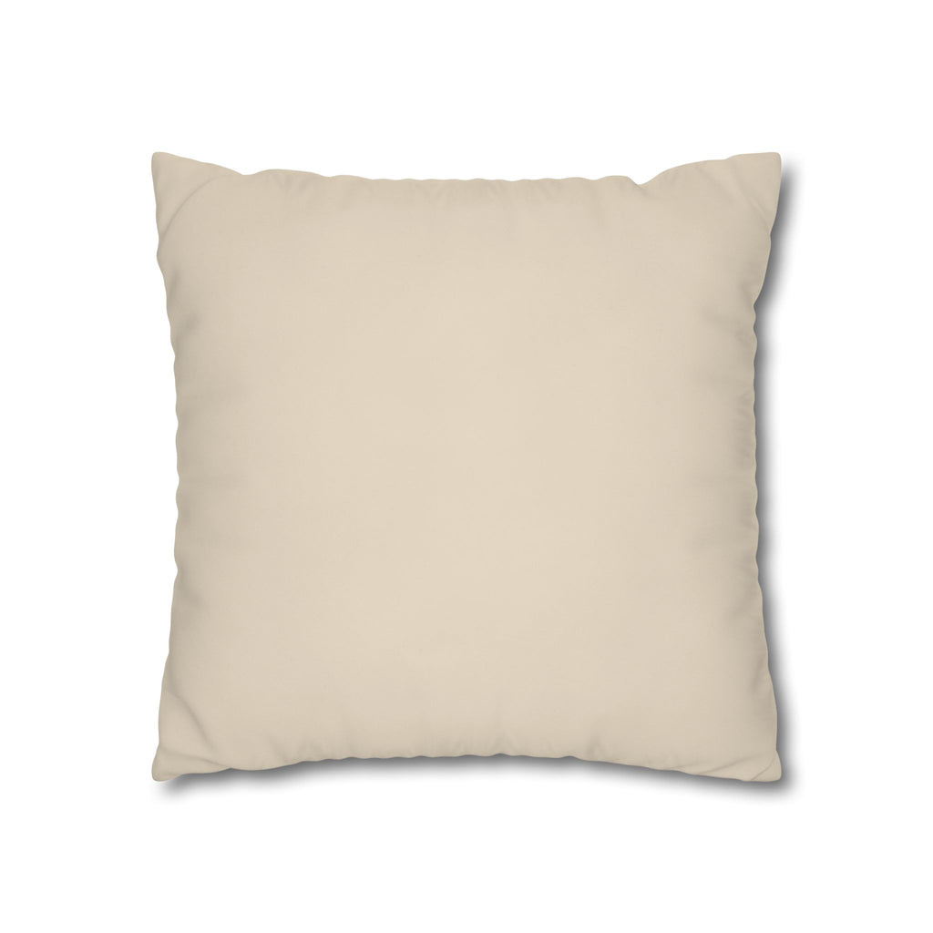 Dream Catcher: Counterclock Wise | Abstract Mountain Pillow Cover, Blue & Gold