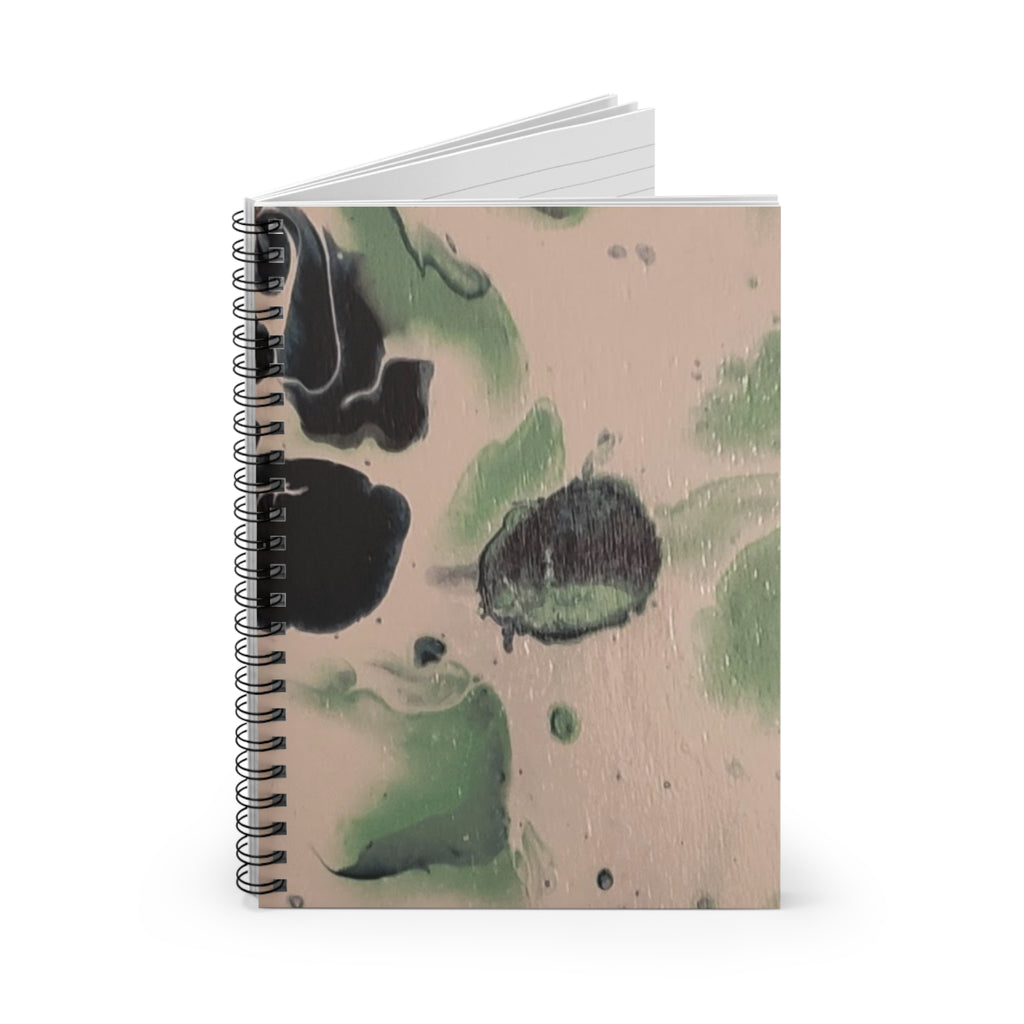 Wonderland Winter Spiral Notebook — Abstract Pattern Ruled Journal