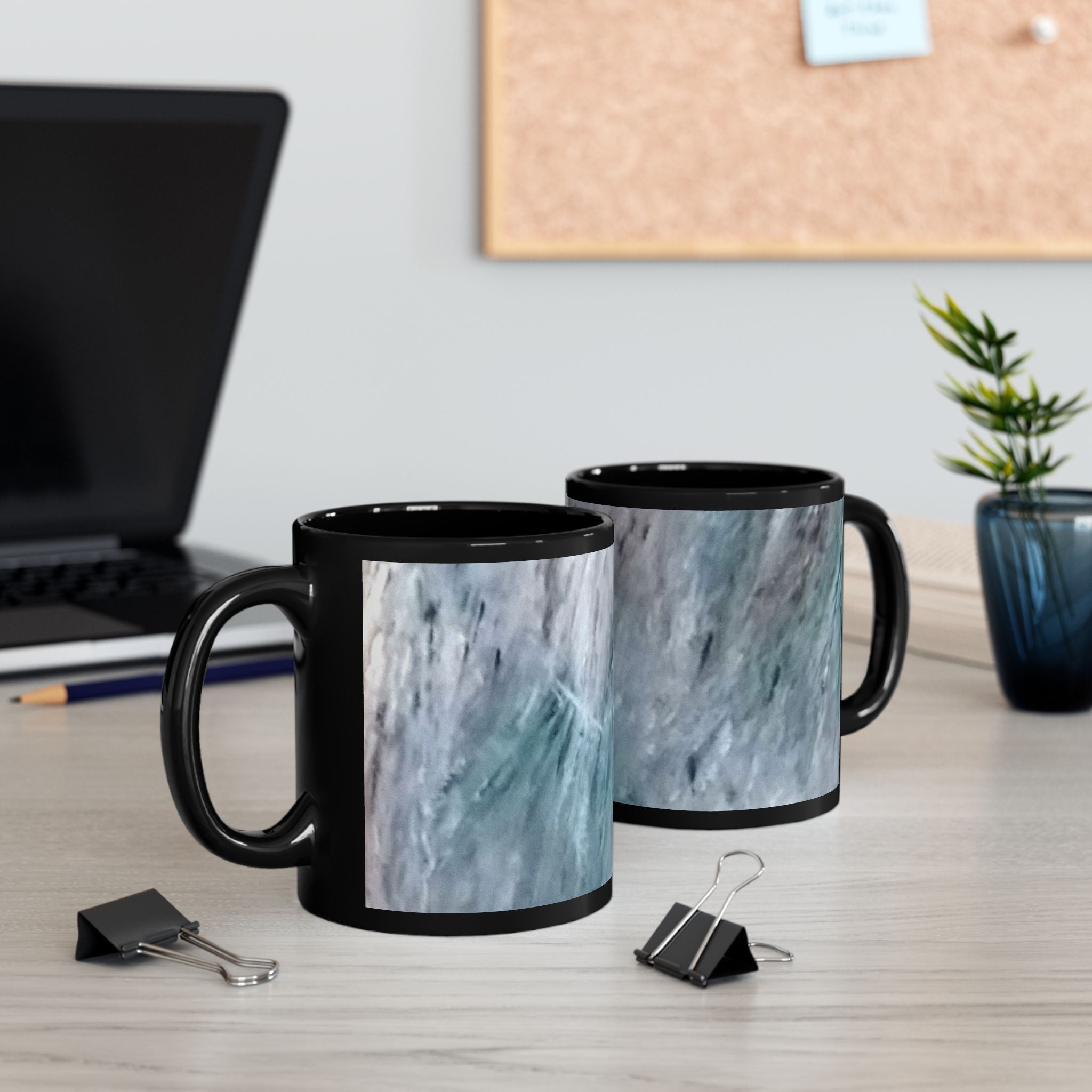Mint Chocolate Space — Art Mug by Occipicco Art