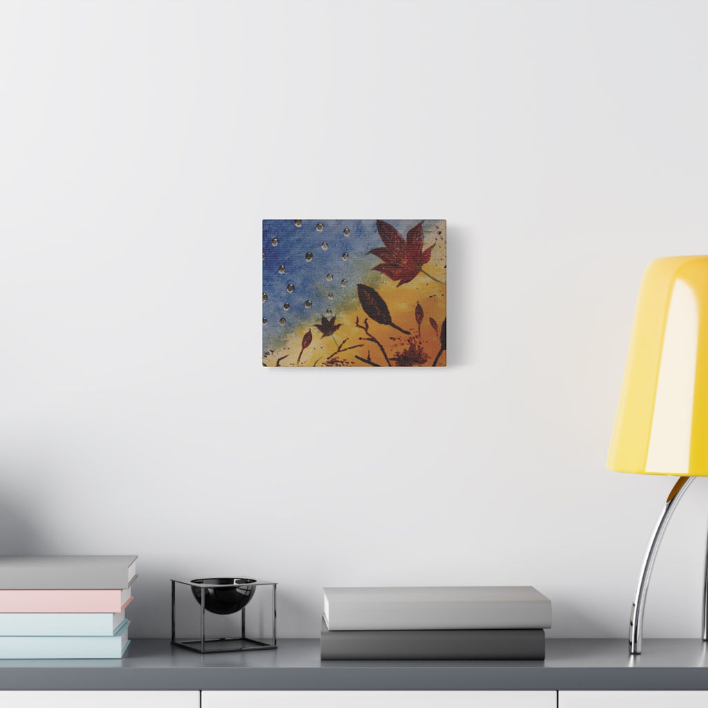 SpringFall Love Gallery-Wrap Canvas — Original Art Print, 10"x8"