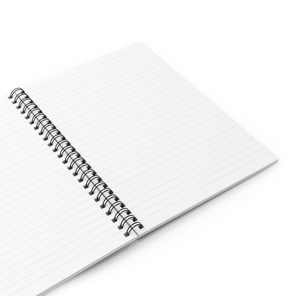 Wintery Scene Abstract Mountains Spiral Notebook — Ruled Journal