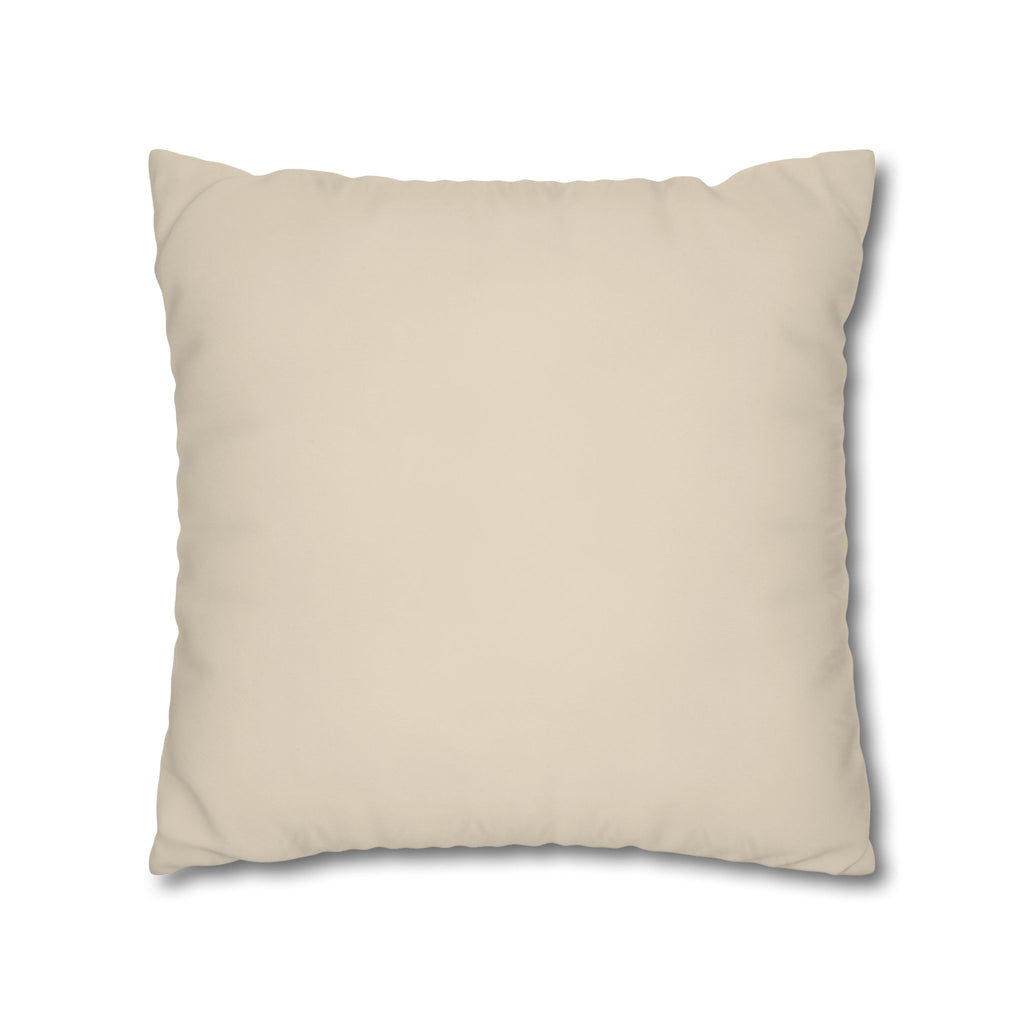 Dream Catcher: Counterclock Wise | Abstract Mountain Pillow Cover, Blue & Gold