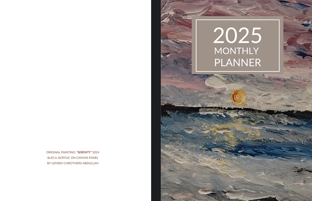 Intuitive Painting Monthly 2025 Planner