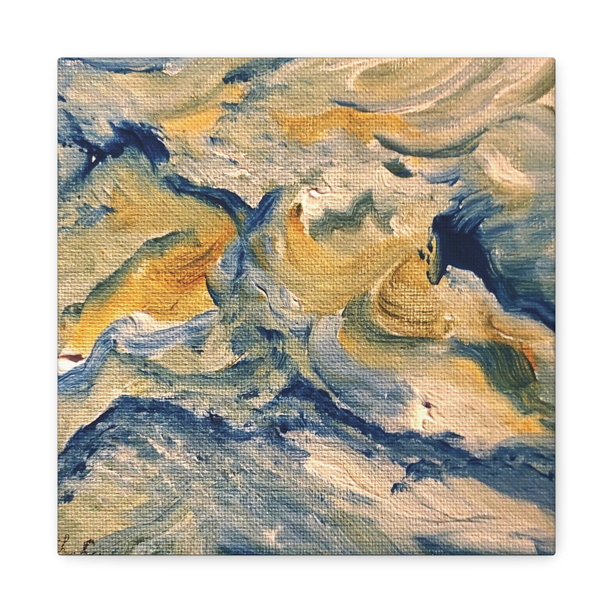 Dream Catcher Gallery-Wrap Canvas — Original Art Print, 12"x12"