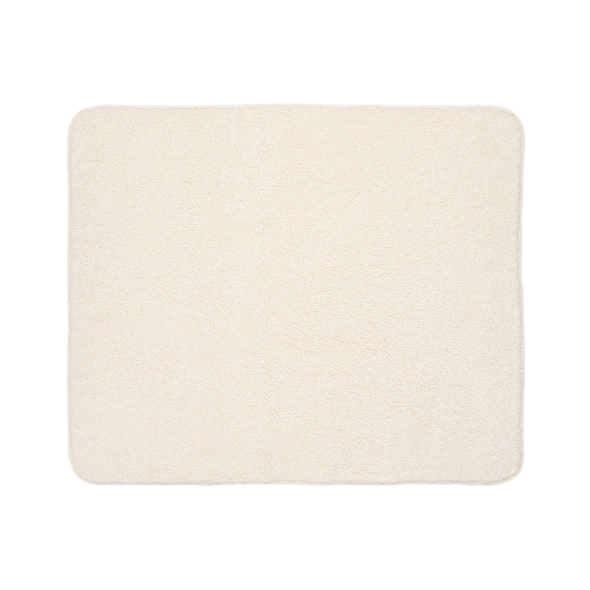 Cozy Wintery Scene Fleece Sherpa Blanket