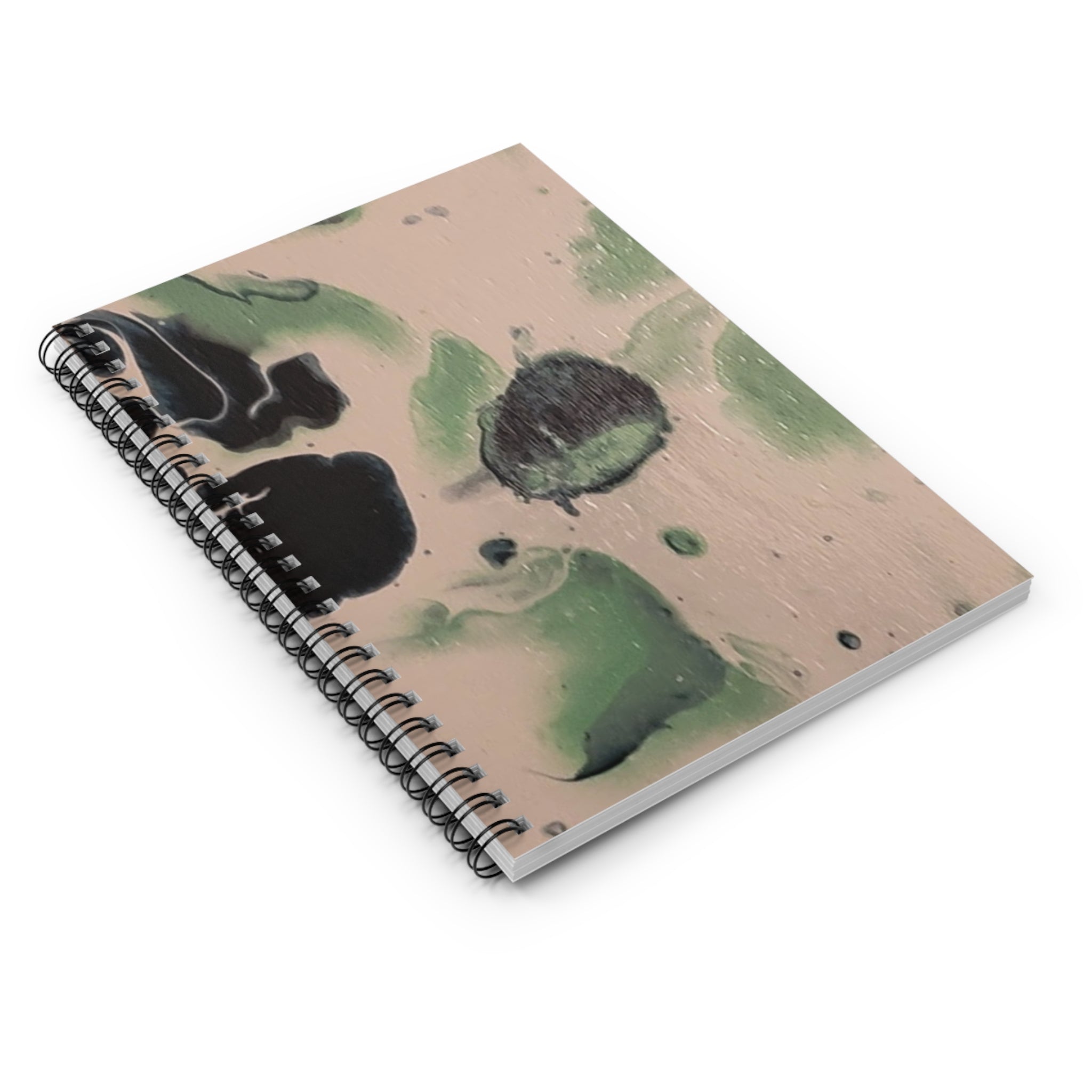 Wonderland Winter Spiral Notebook — Abstract Pattern Ruled Journal