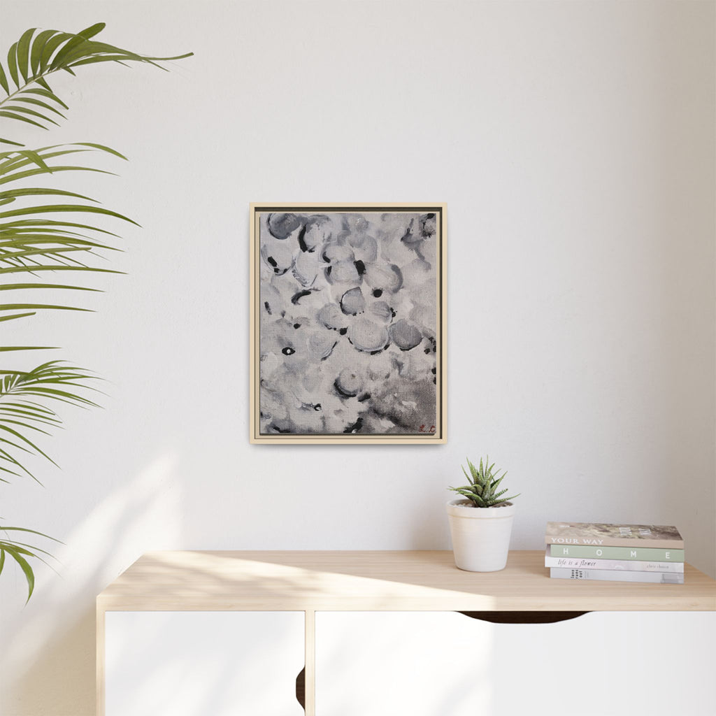 Sweet and Low Floral Matte Canvas Framed Wall Art