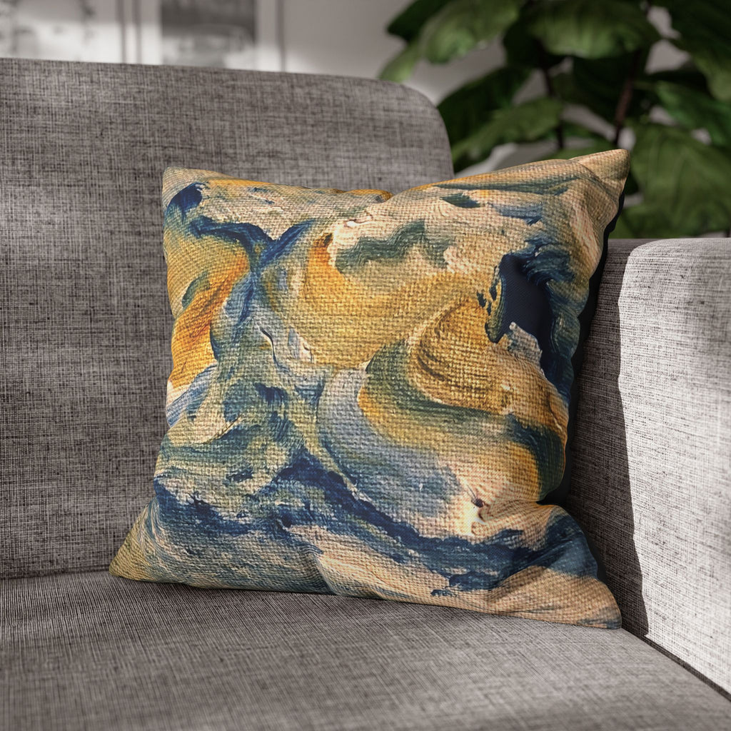 Dream Catcher Pillow Cover — Original Art Home Decor, 16"x16"