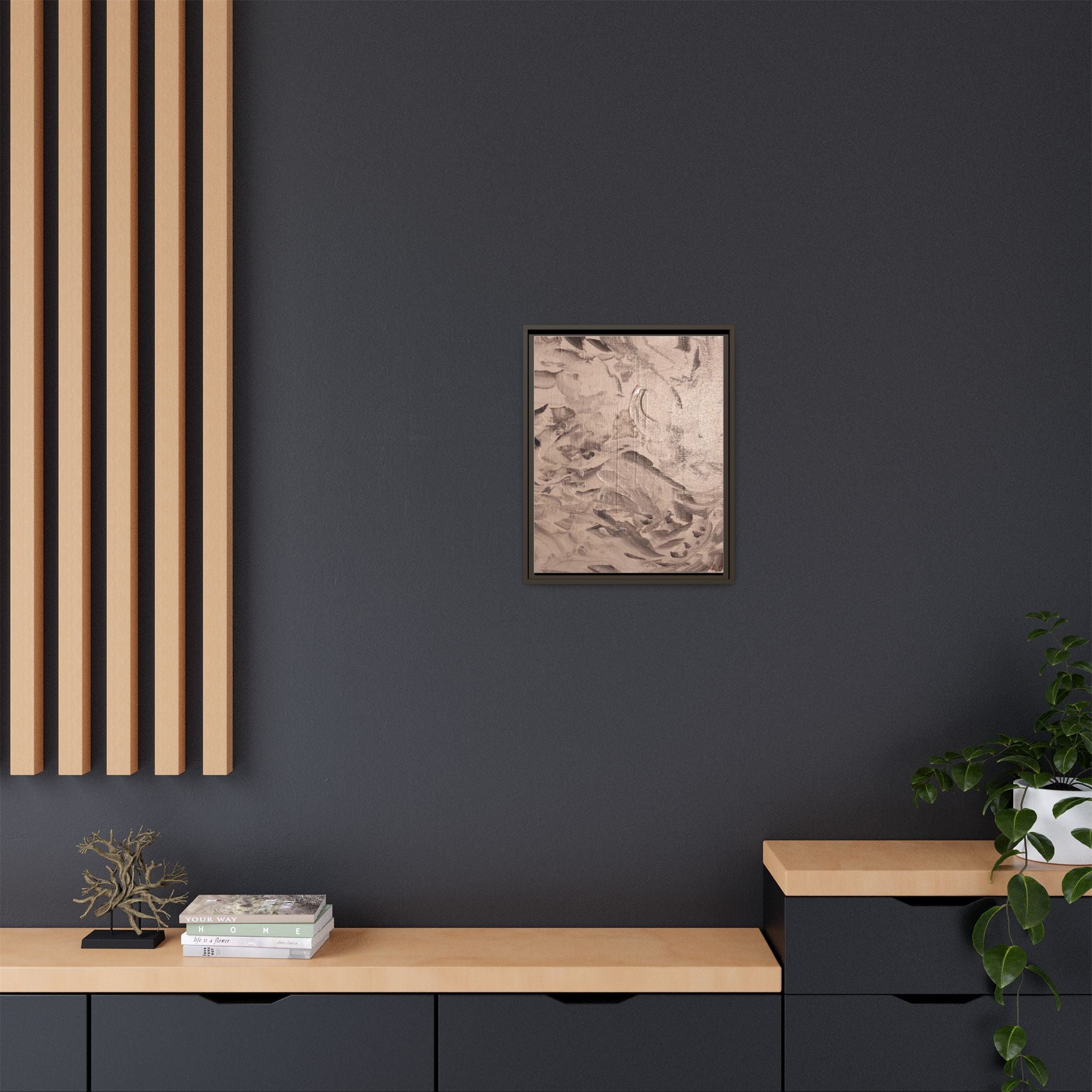 Echo of Silence Matte Canvas (Framed)