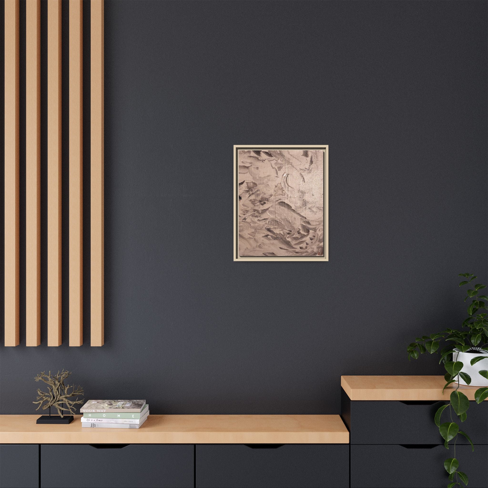 Echo of Silence Matte Canvas (Framed)