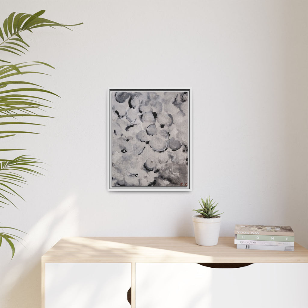 Sweet and Low Floral Matte Canvas Framed Wall Art