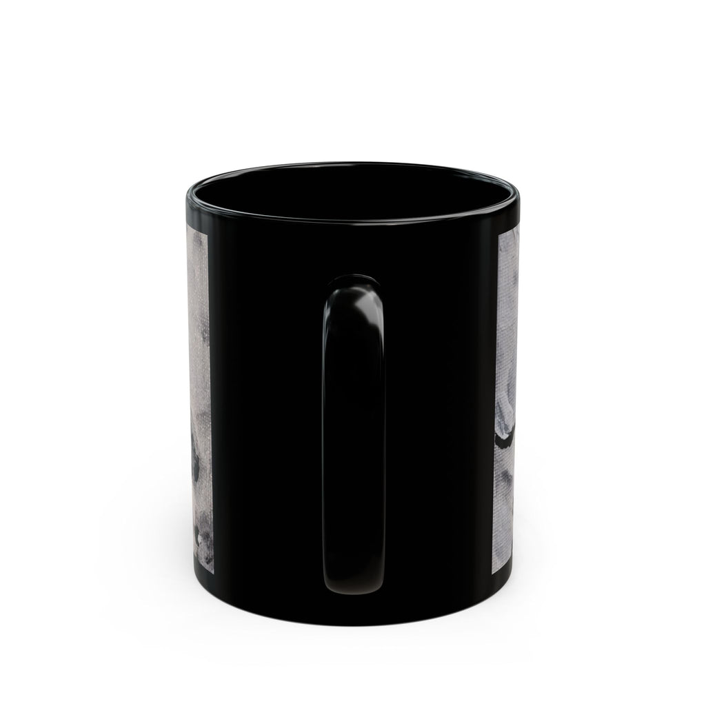 Sweet and Low Floral Abstract Black Mug - 11oz & 15oz