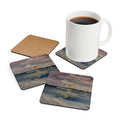 Serenity Corkwood Coaster Set — Original Art Home Decor, Set of 4