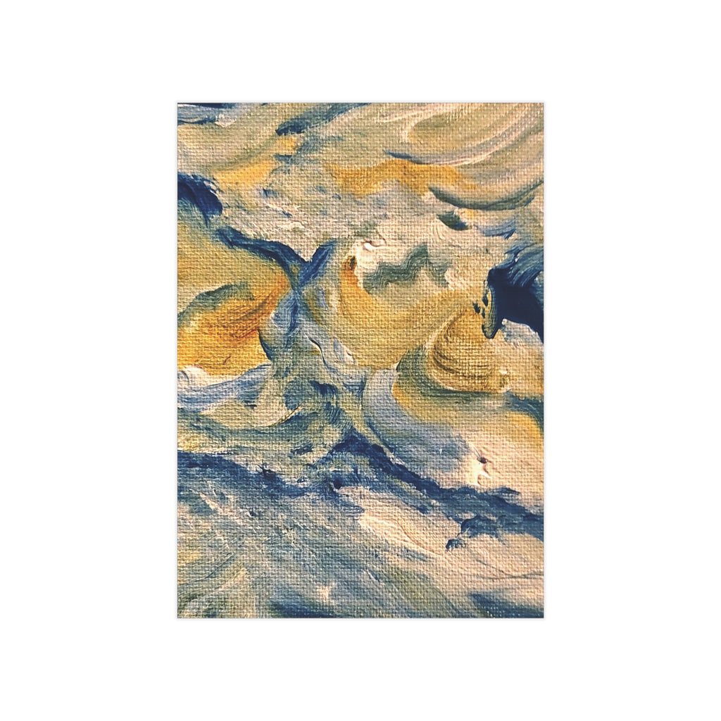Abstract Ocean Swirl Art Print — Dream Catcher Unframed Print