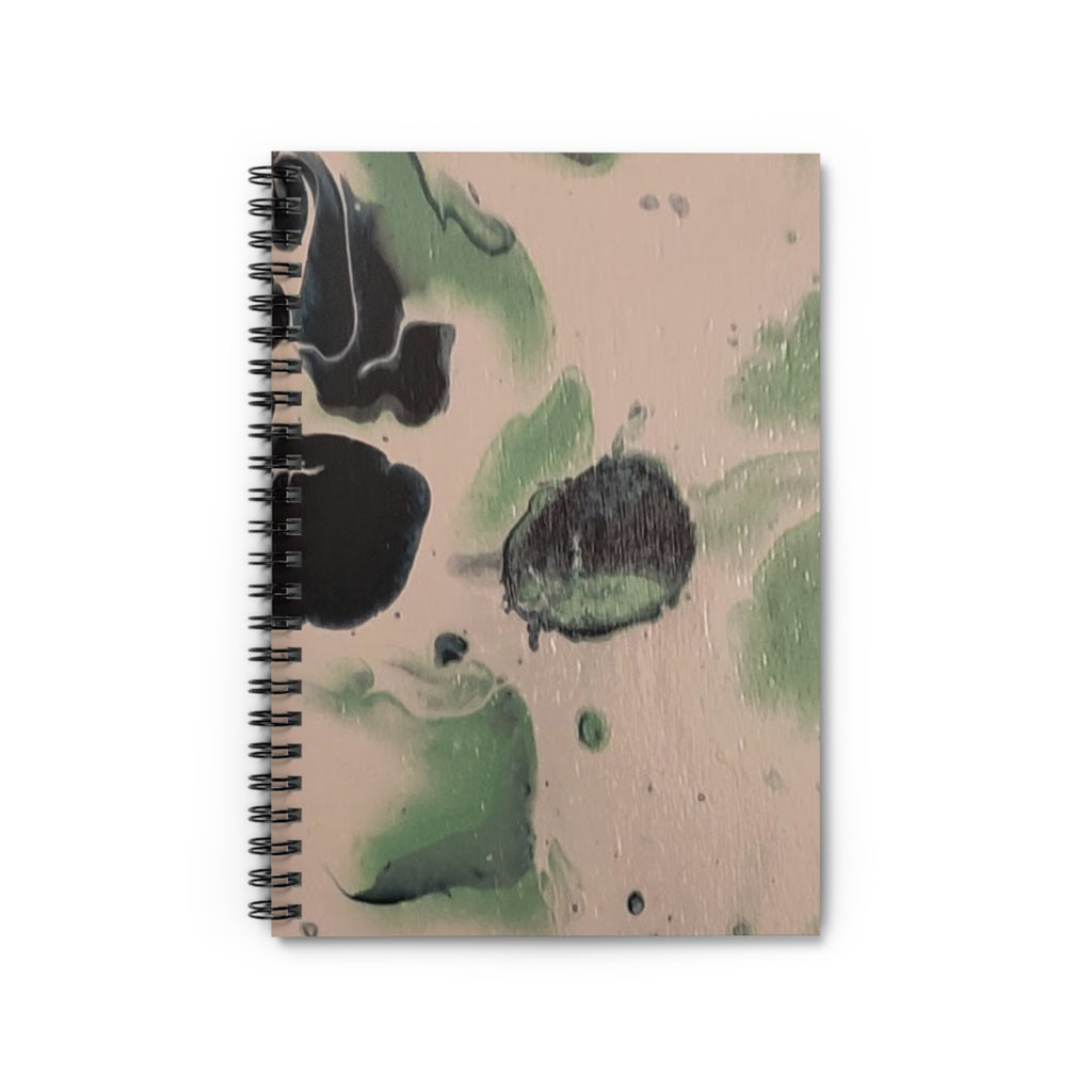 Wonderland Winter Spiral Notebook — Abstract Pattern Ruled Journal