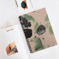 Wonderland Winter Spiral Notebook — Abstract Pattern Ruled Journal