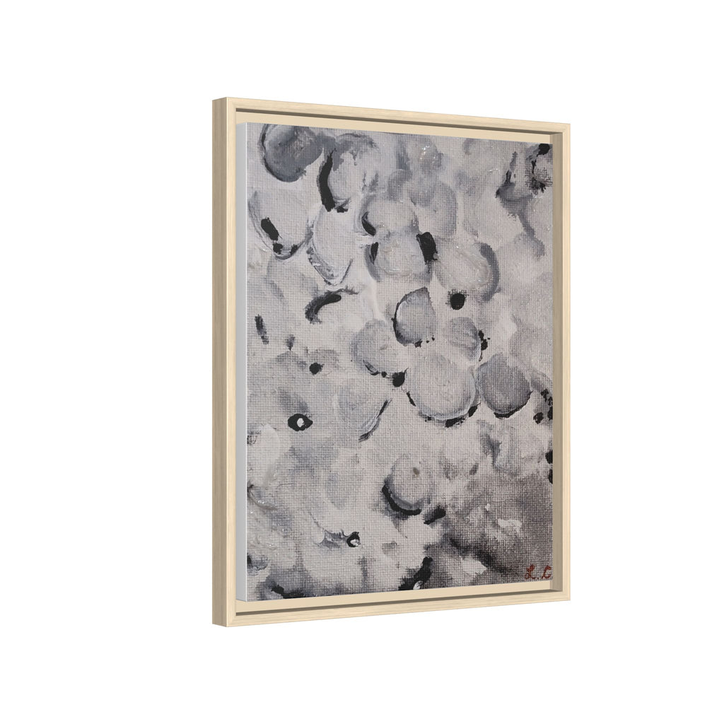 Sweet and Low Floral Matte Canvas Framed Wall Art