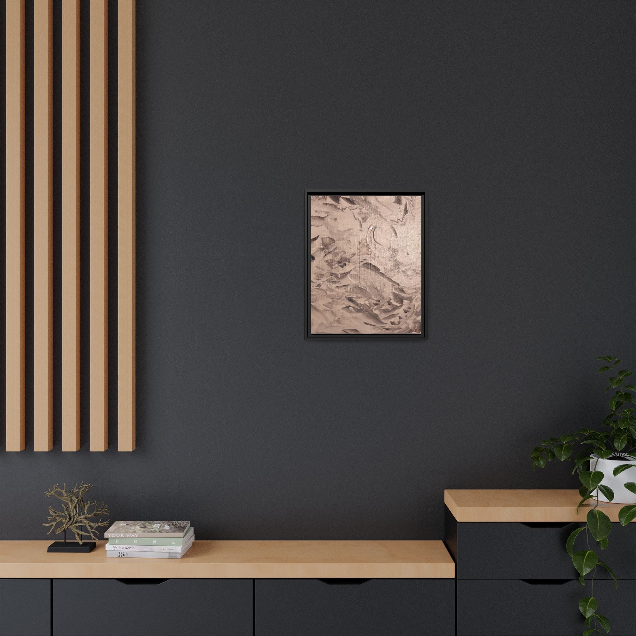 Echo of Silence Matte Canvas (Framed)