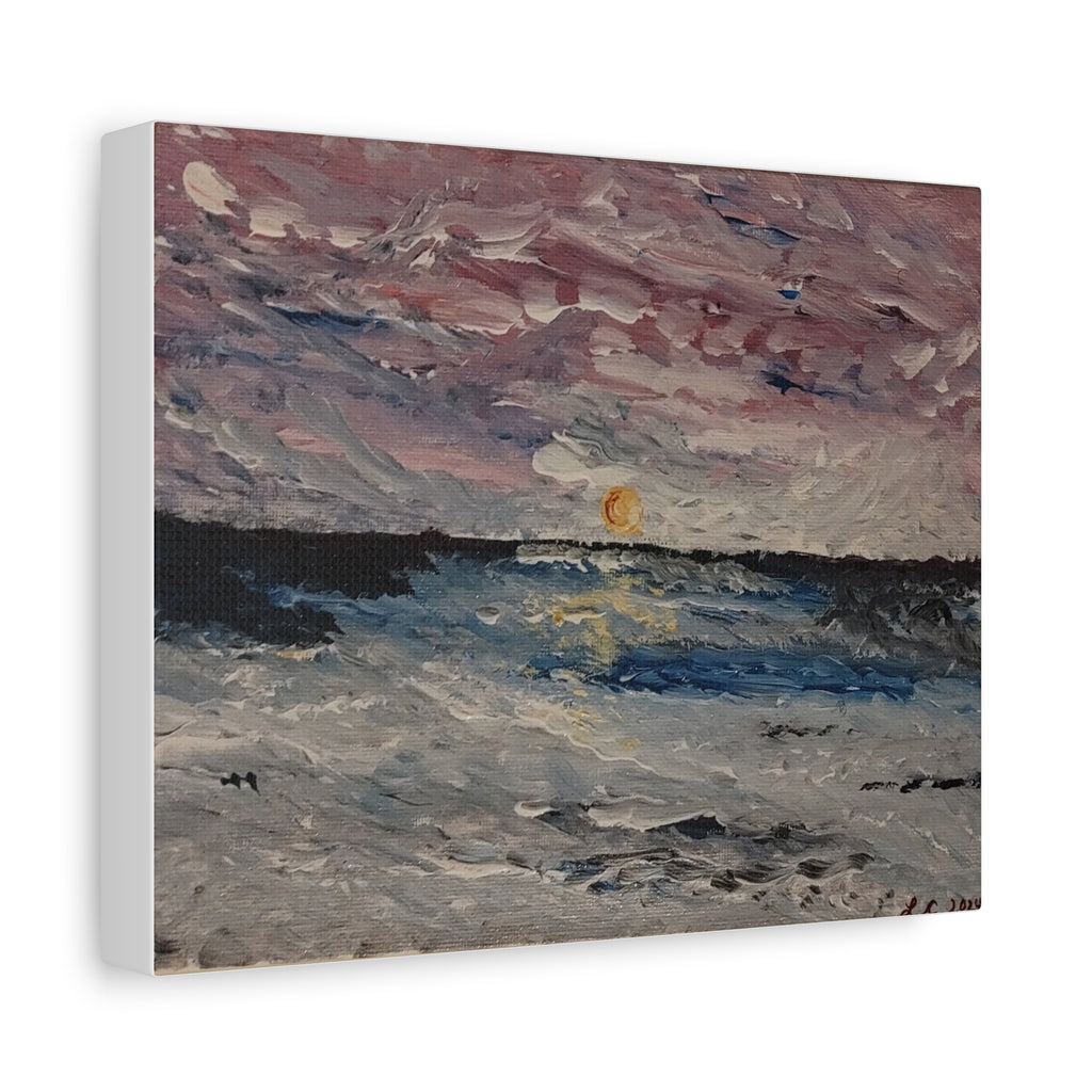 Serenity Gallery-Wrap Canvas — Original Art Print, 10"x8"