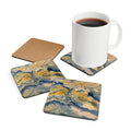 Dream Catcher Corkwood Coaster Set — Original Art Home Decor, Set of 4