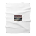 Serenity Sherpa Fleece Throw Blanket — Original Art Home Decor, 30"x40"