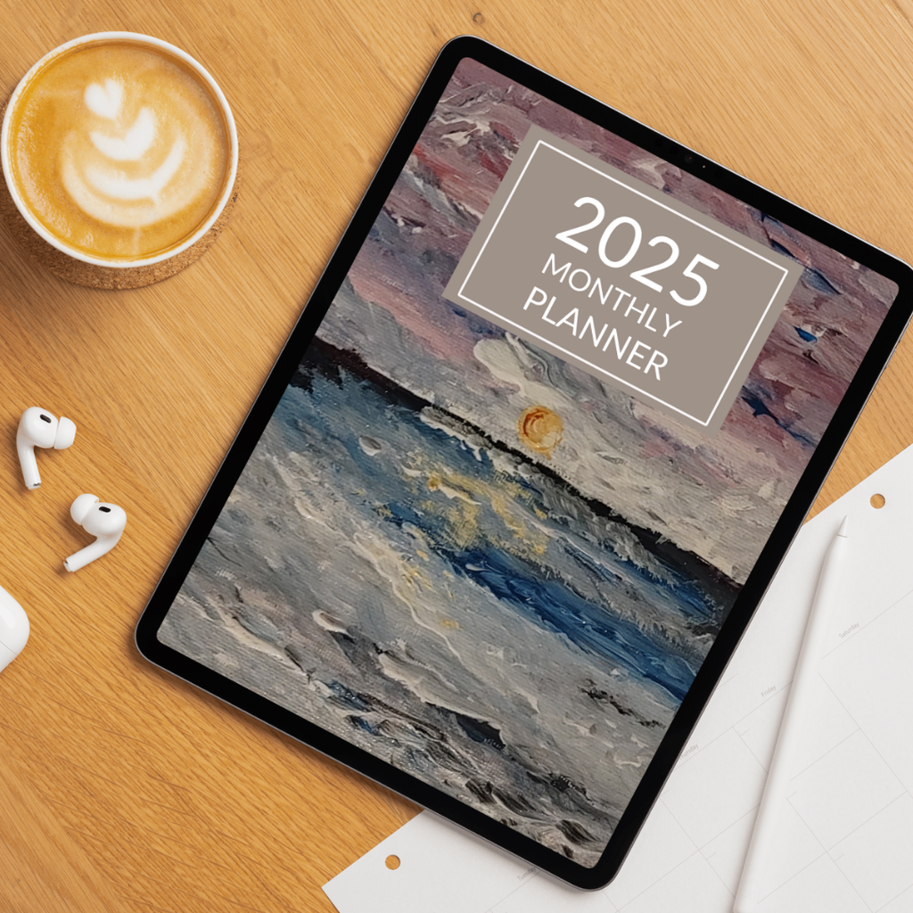 Intuitive Painting Monthly 2025 Planner