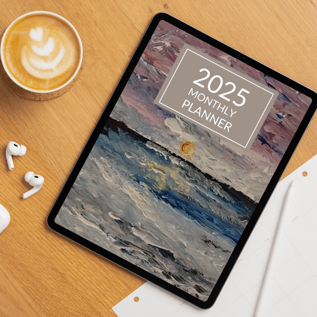 Intuitive Painting Monthly 2025 Planner