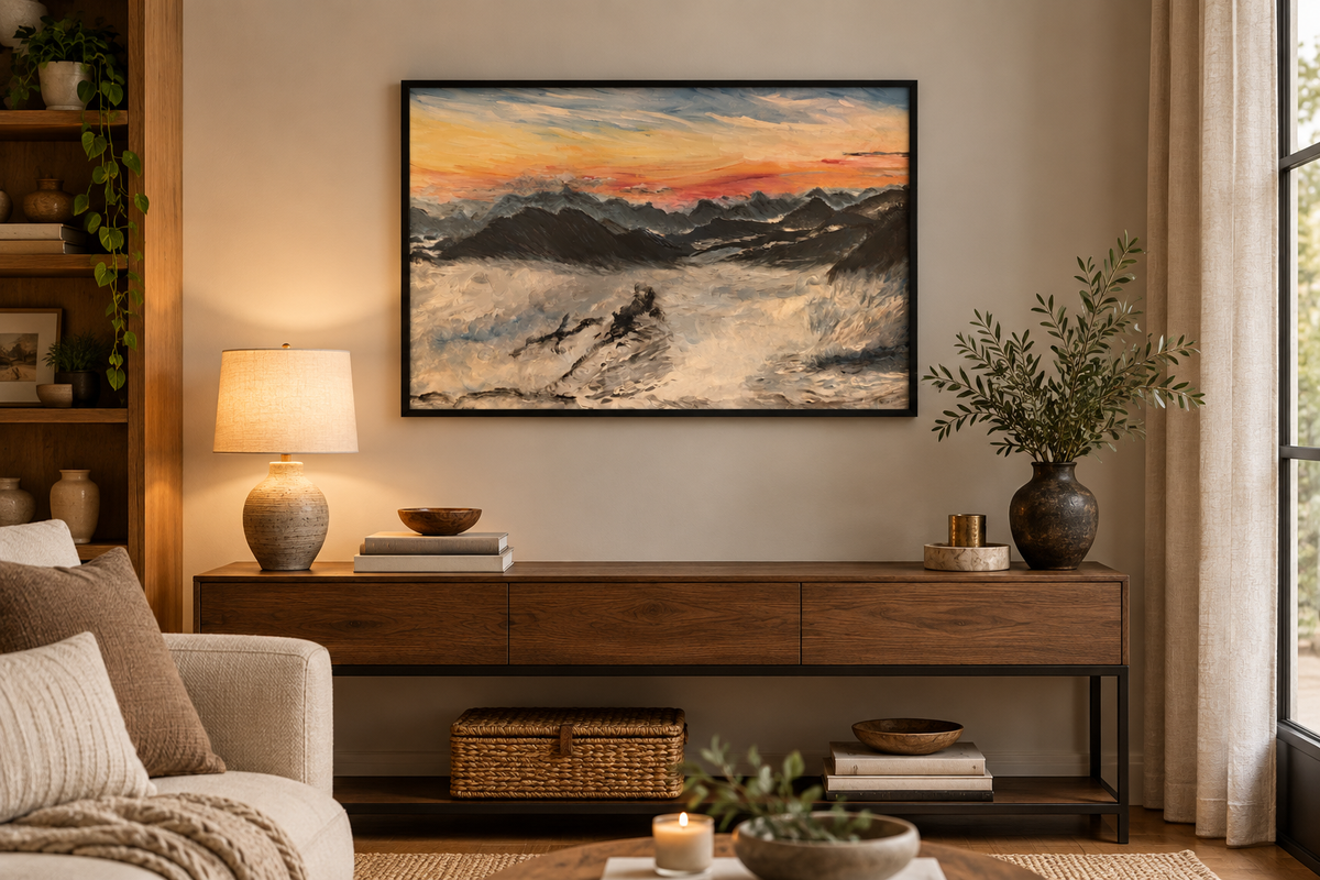Mountainous Streek lifestyle shot